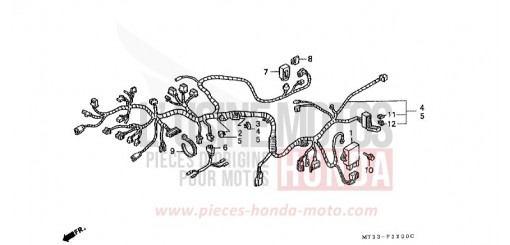 FAISCEAU DES FILS (ST1100L/M/N/P/R) ST1100L de 1990